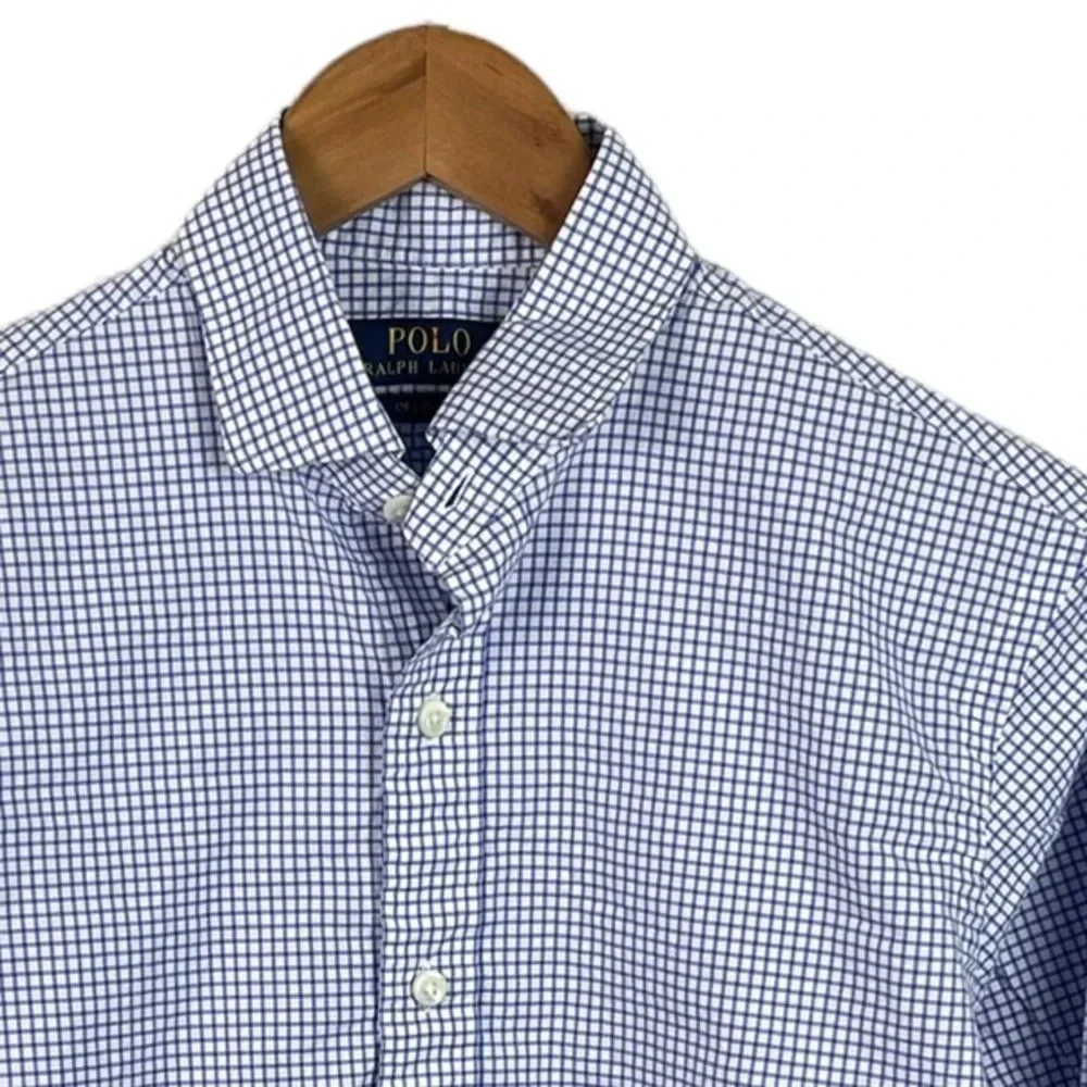 BF33 Mens Polo Ralph Lauren Designer 120s Poplin Button Down Shirt S